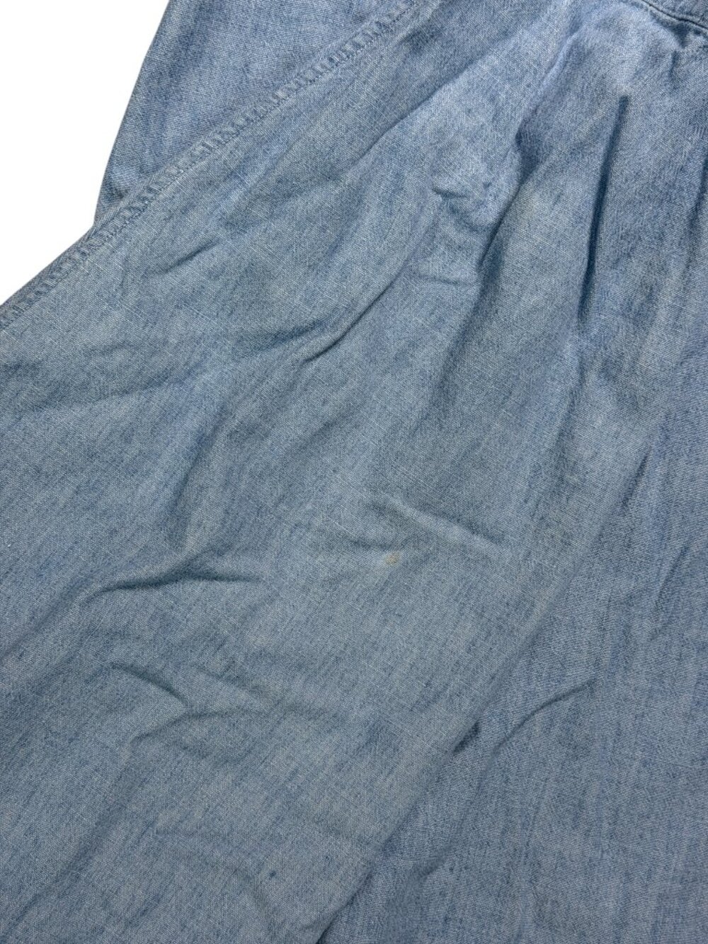 RRL Ralph Lauren Vintage Chambray Cotton Work Shirt XL Men - Picture 11 of 14